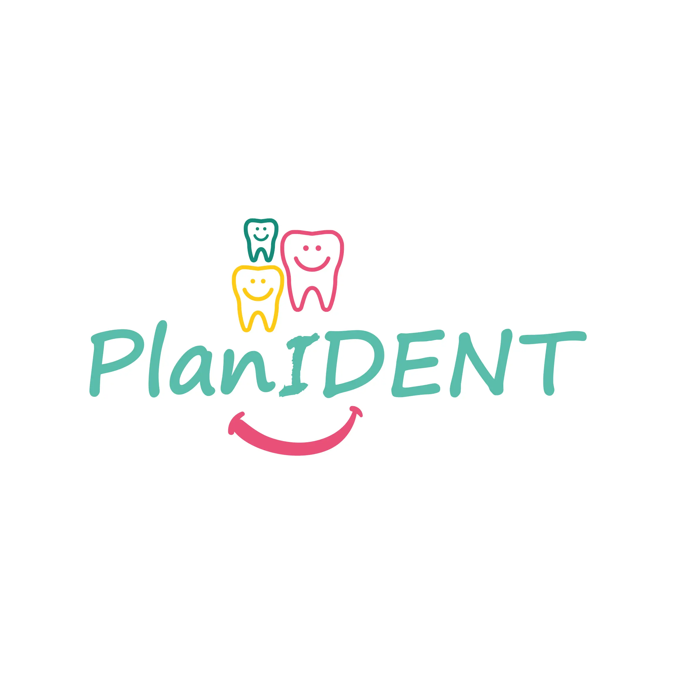 Logo de Planident, clínica dental cliente de Prisma Digital